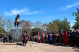 Торжественное открытие памятника казакам сотни Андрея Гречишкина состоялось 27 сентября 2014 года